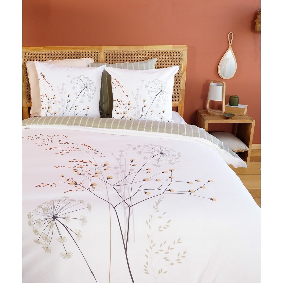 Parure De Couette 3pcs Better Coton Bci Soliflore