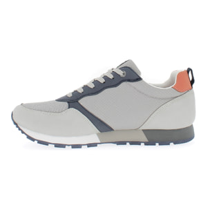 Armata di Mare Scarpe Uomo Sneakers Vintage Running con Soletta Rimovibile in Memory Foam AMU SS23N302 Grey