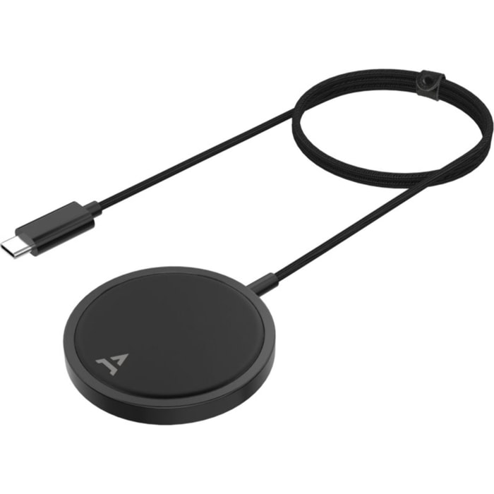 Chargeur induction ADEQWAT sans fil Qi 2 / MagSafe 15W 1,5M Noir