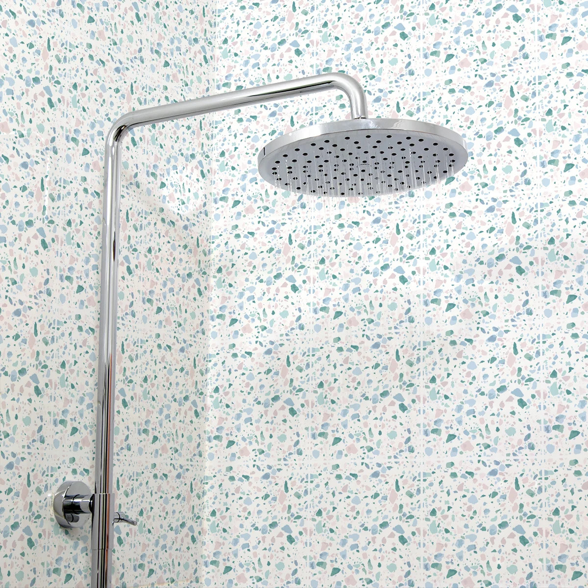 Sticker carrelage - Ambiance Sticker - 24 CARREAUX DE CIMENT TERRAZZO SANA - CARREAUX - 10x10cm