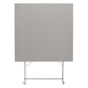 Table De Repas Pliante Palerme Taupe 70x70x71cm