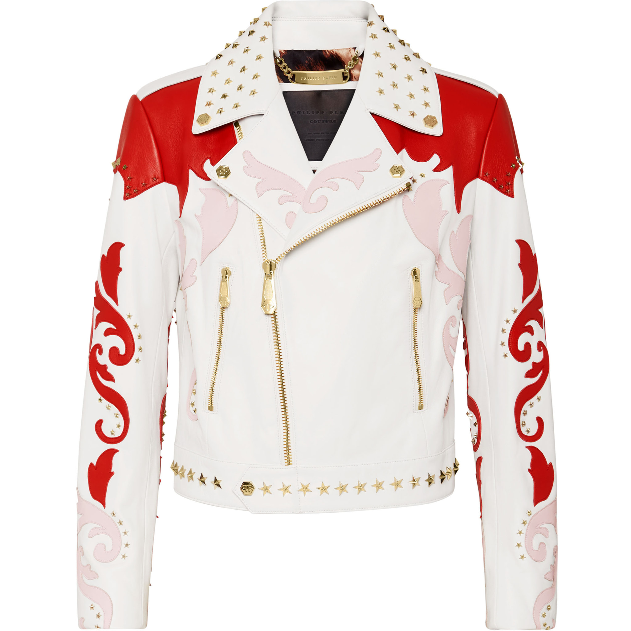 PHILIPP PLEIN Chaqueta biker de cuero