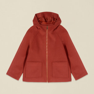 Oltre - Caban con cappuccio e zip - Arancione