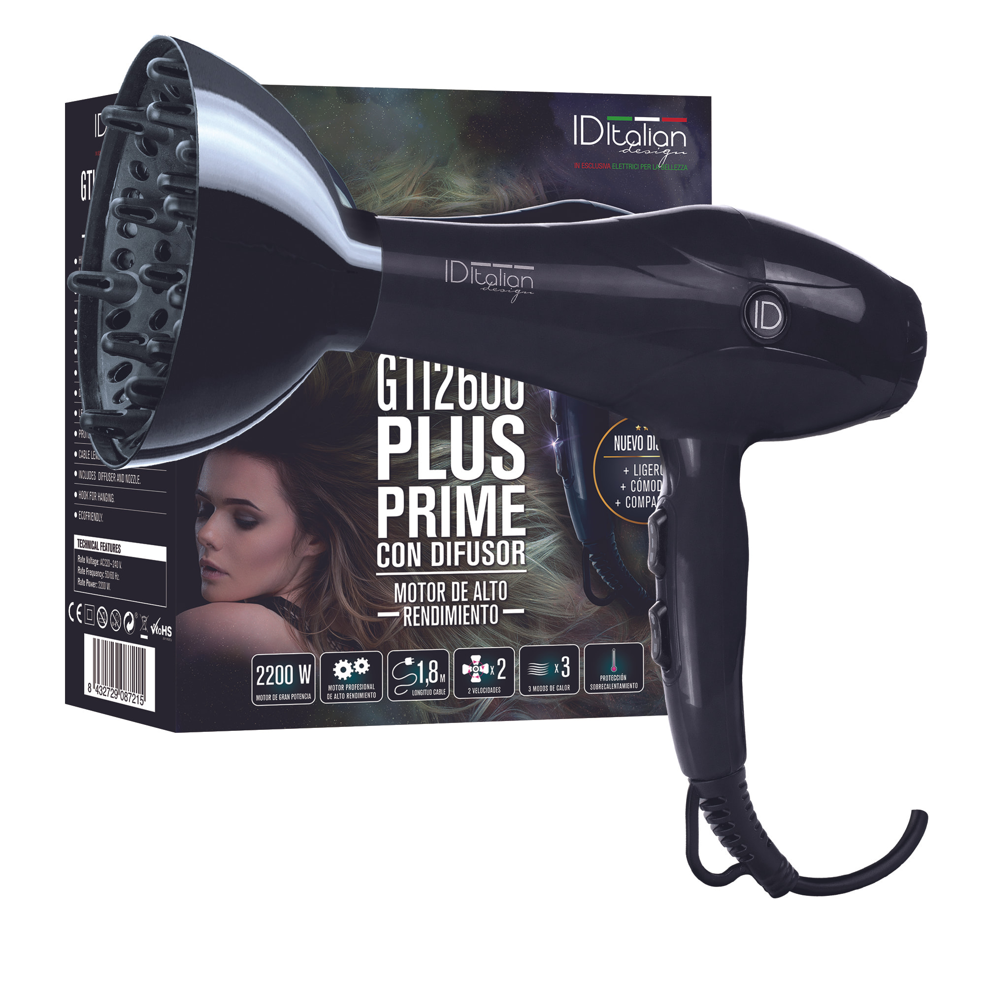 Gti2600 diffus plus prime dryer avec diffuseur
