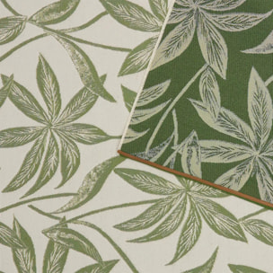 Tapis d'extérieur Kepa 300x200cm motif feuilles vertes