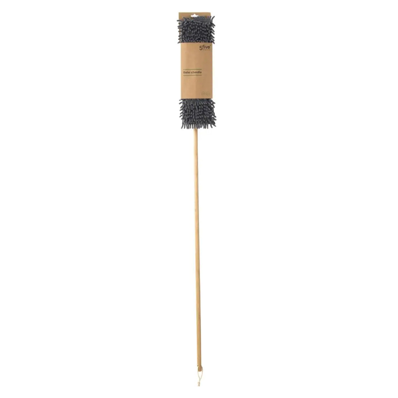 Balai microfibre manche bambou "Wood & Clean"