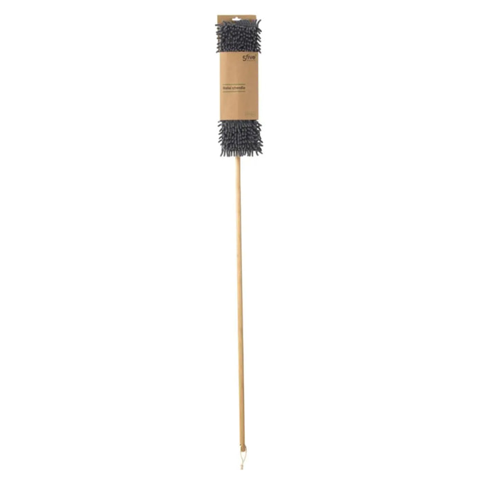 Balai microfibre manche bambou "Wood & Clean"