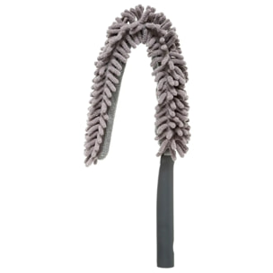 Tête de plumeau double face "Click & Clean" gris