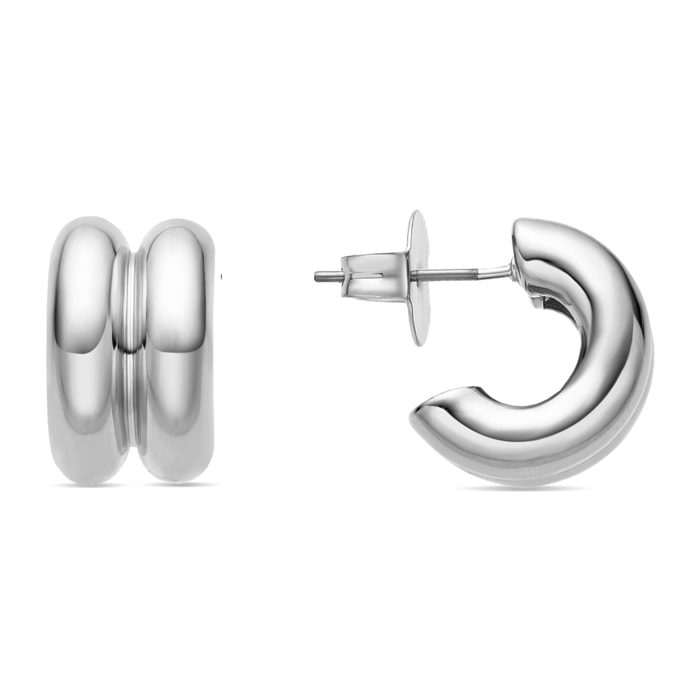 Pendientes acabado plata