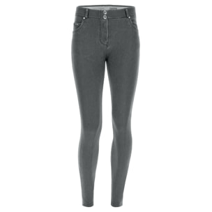 Jeans push up WR.UP® vita alta superskinny in denim navetta