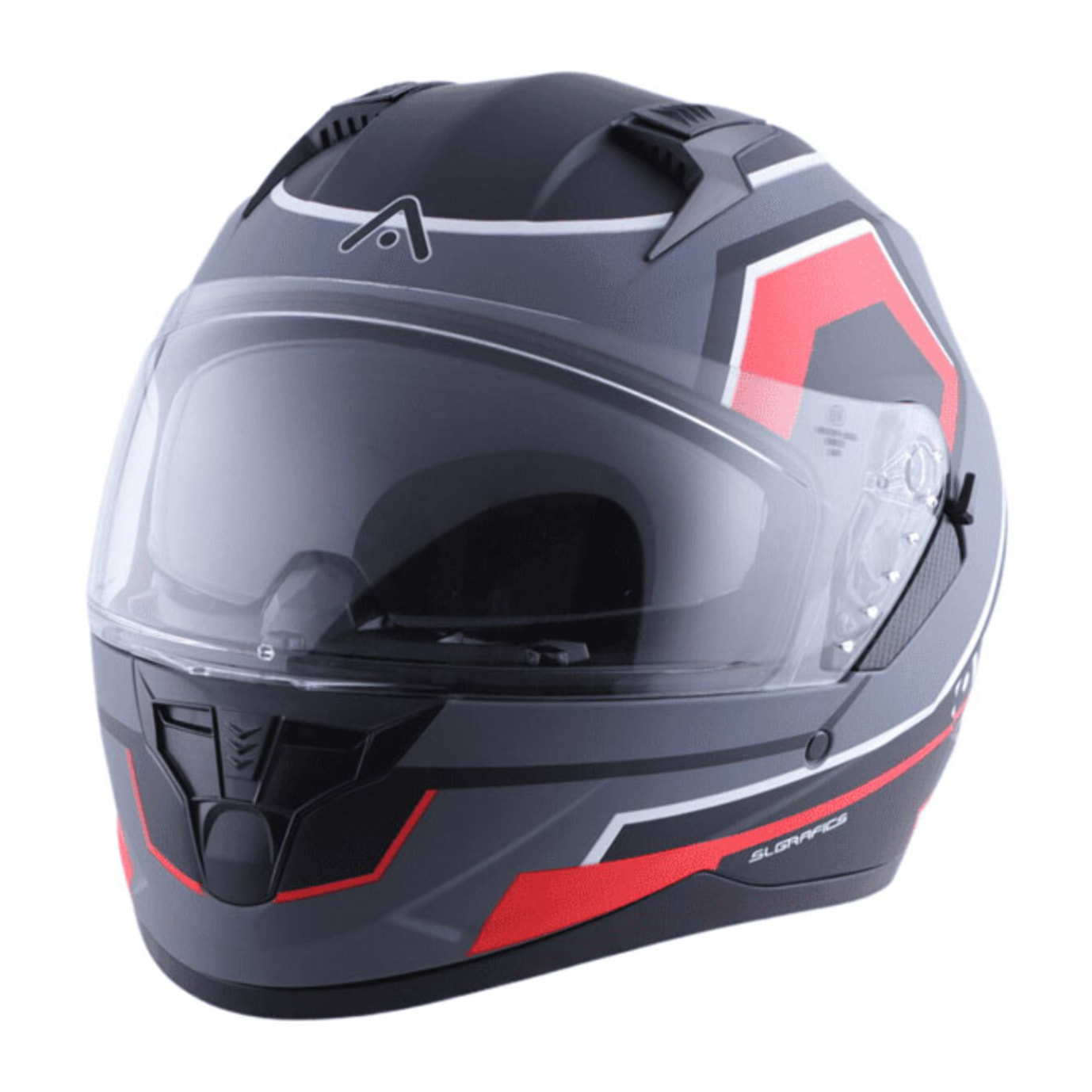ADN STELVIO FURY BLACK GREY RED