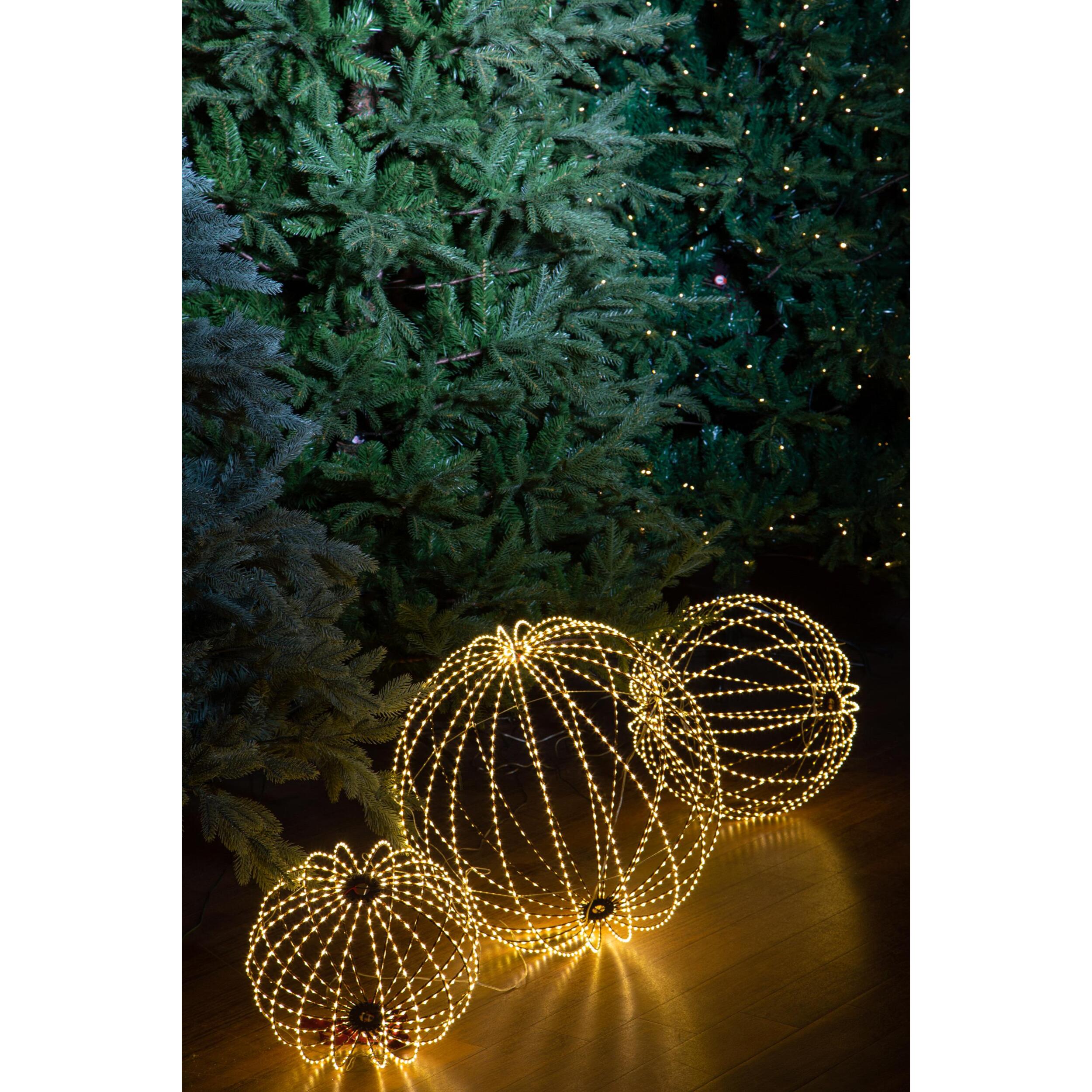 Sfera raggi con 700 led est - Pezzi 1 - BIANCO - Bianchi Dino SpA