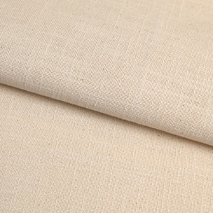 Torchon de cuisine en coton uni aspect tissé - Ecru