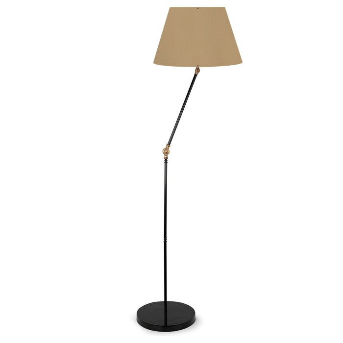 Lámpara de pie 150 cm. marrón claro, tipo E27 Max 60 W