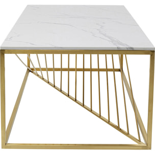 Table basse Art effet marbre 140x70cm Kare Design