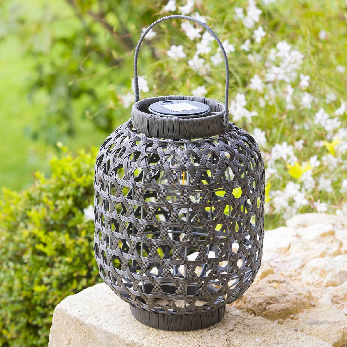 Lampes à poser d'extérieur "Tola" gris H32cm