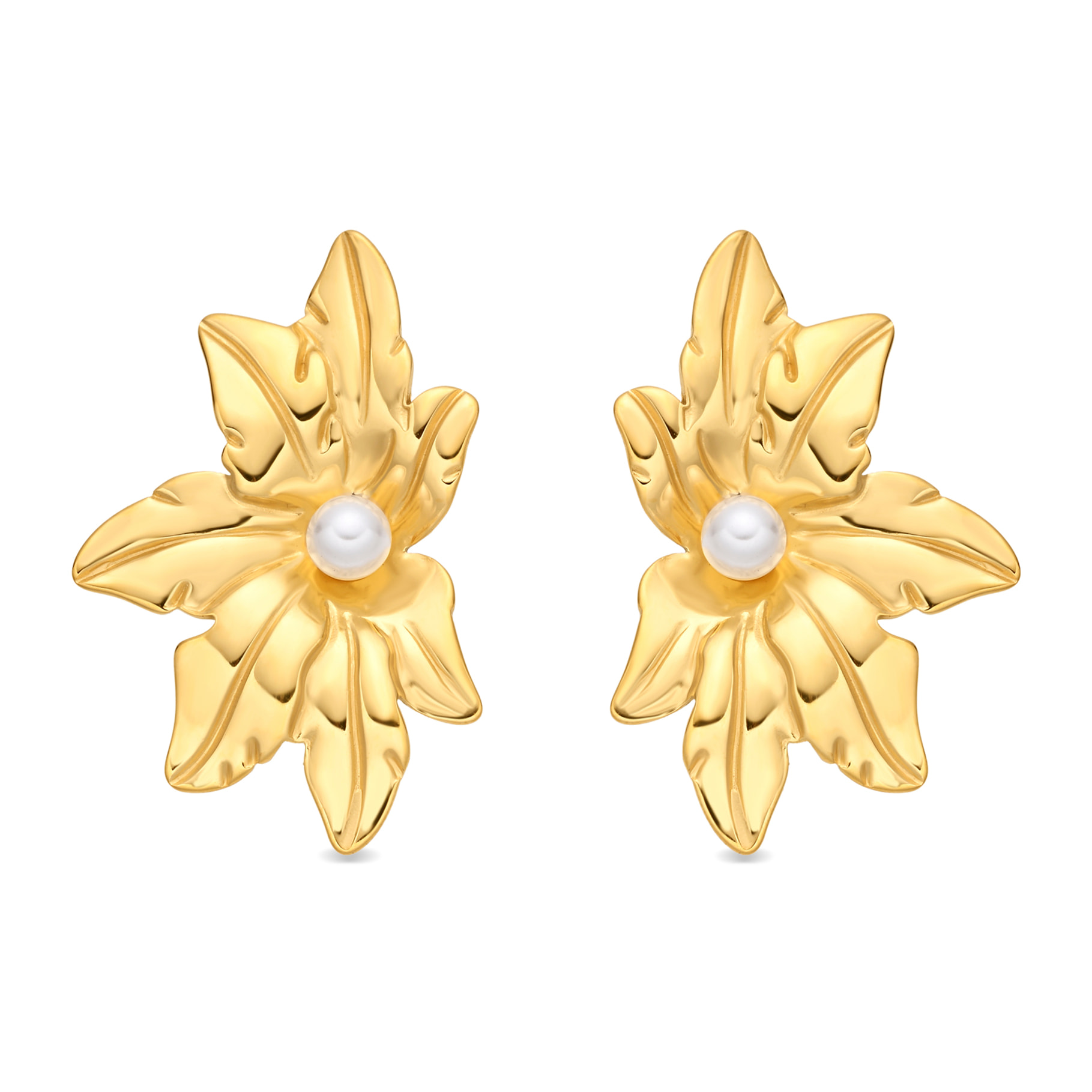 Pendientes Mife acabado oro amarillo 18k