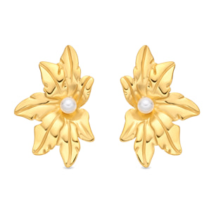 Pendientes Mife acabado oro amarillo 18k