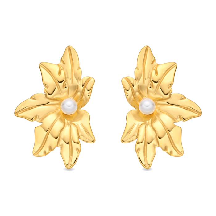 Pendientes Mife acabado oro amarillo 18k