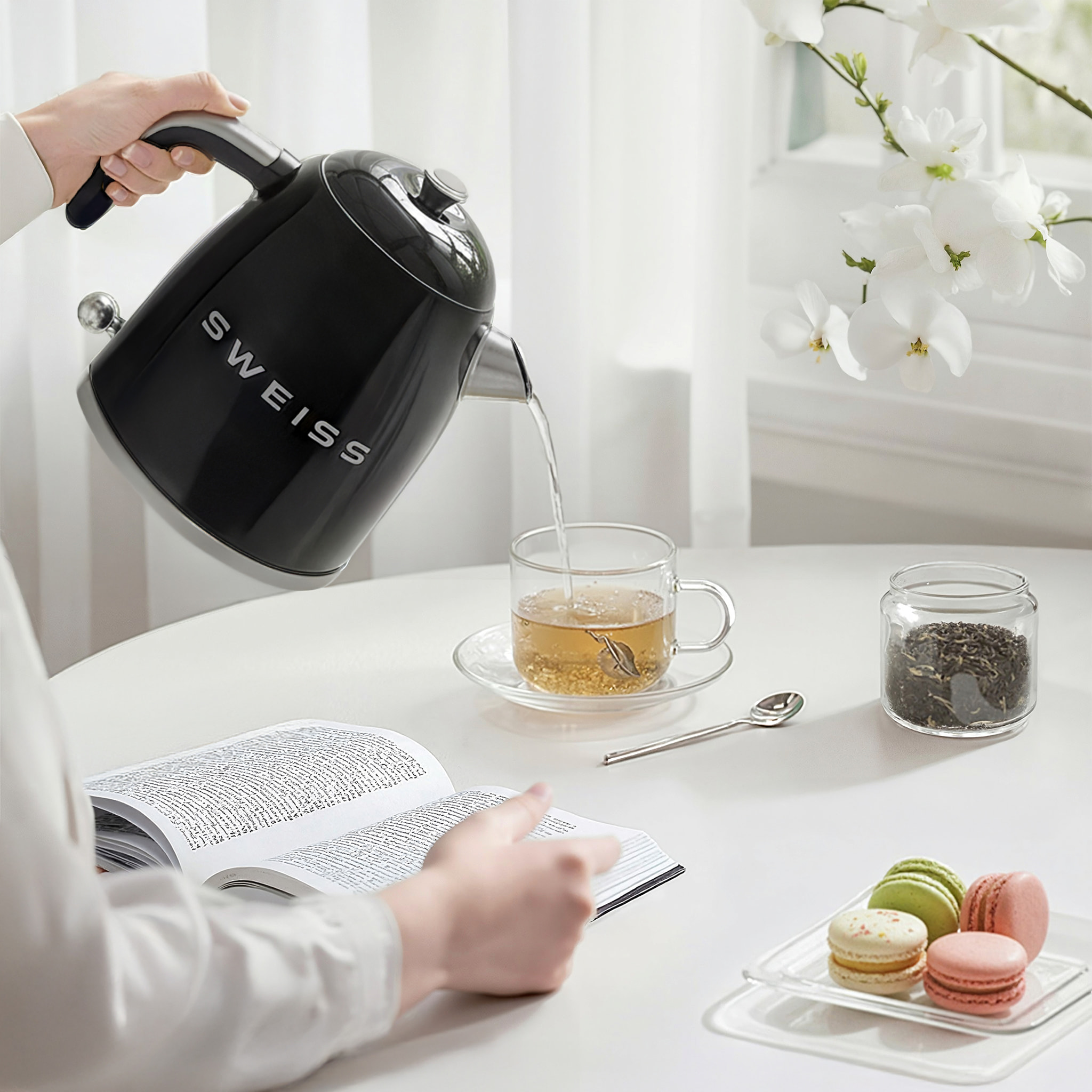 Hervidor Eléctrico 1 litros Vintage SWEISS KTS9