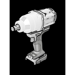 Clé à choc sur batterie IW 3/4' 18.0-EC/5.0 Set FLEX - 920304