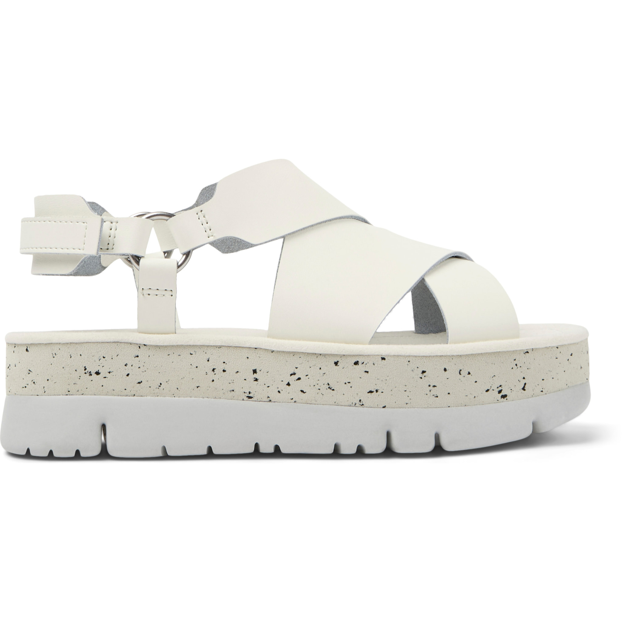 Sandali - CAMPER Oruga Up - Bianco - Pelle liscia