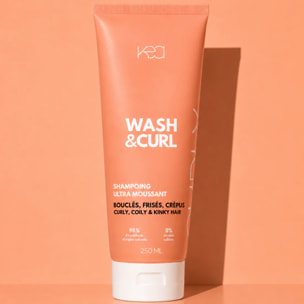 Wash & Curl - Shampooing Ultra Moussant 250 ml