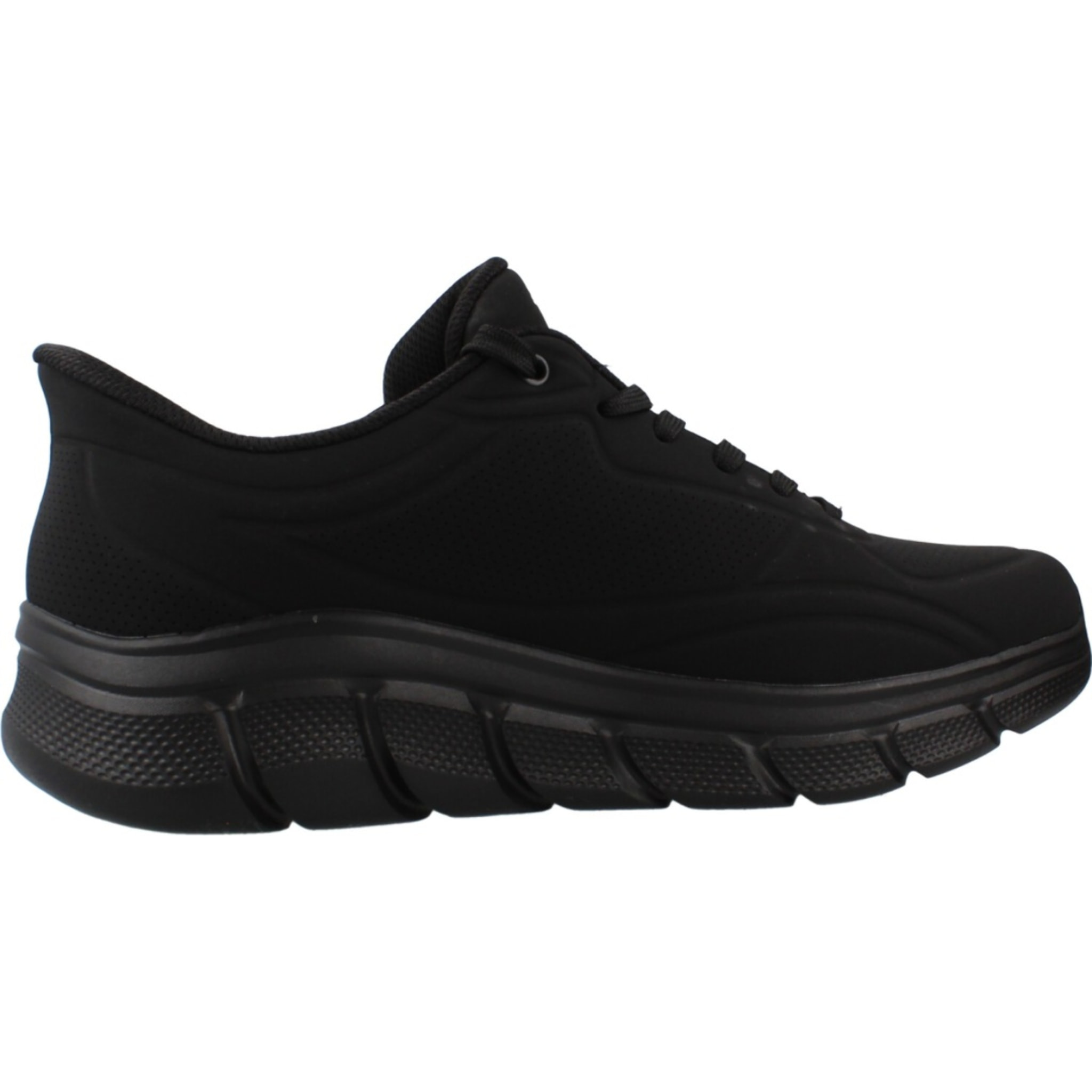 Sneakers De  Hombre Bobs B Flex - Smooth Edge Negro