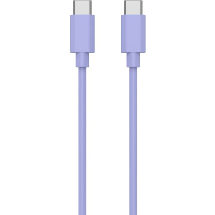 Câble USB C ESSENTIELB 1M vers USB-C violet