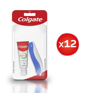 Pack de 12 - Kit de voyage Colgate Total Brosse à dents & Dentifrice 20ml