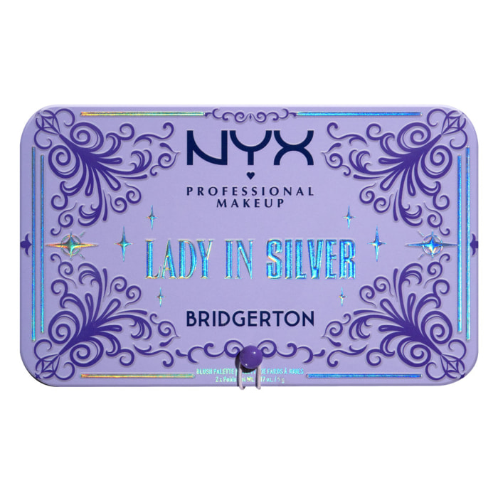 NYX Professional Makeup Collection Limitée Bridgerton Palette Duo Blush LADY IN SILVER