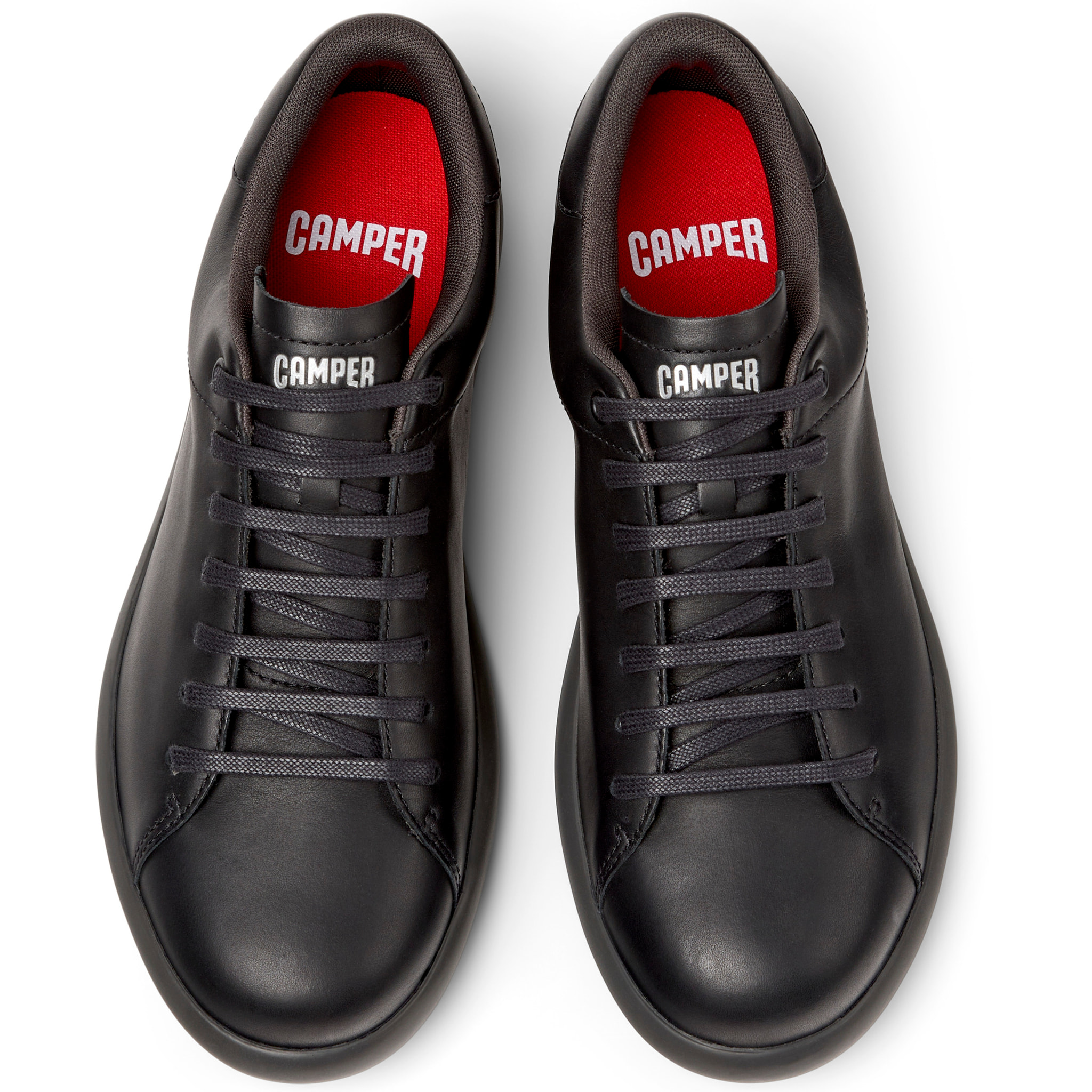 Zapatos de cordones - CAMPER Pelotas Soller - Negro - Cuero liso