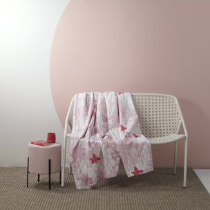BASSETTI Telo Arredo/Multiuso Tabata 270x270 in 100% Cotone_Malva