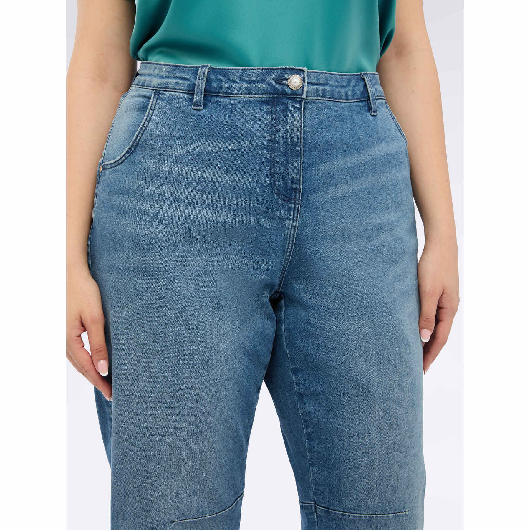 Fiorella Rubino - Jeans Moon Fit - Light - blue