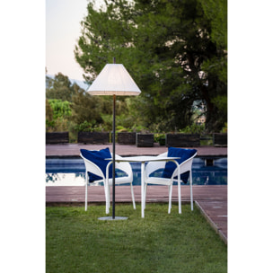 SAIGON OUT 1950 T70 Lampadaire gris/blanc mat