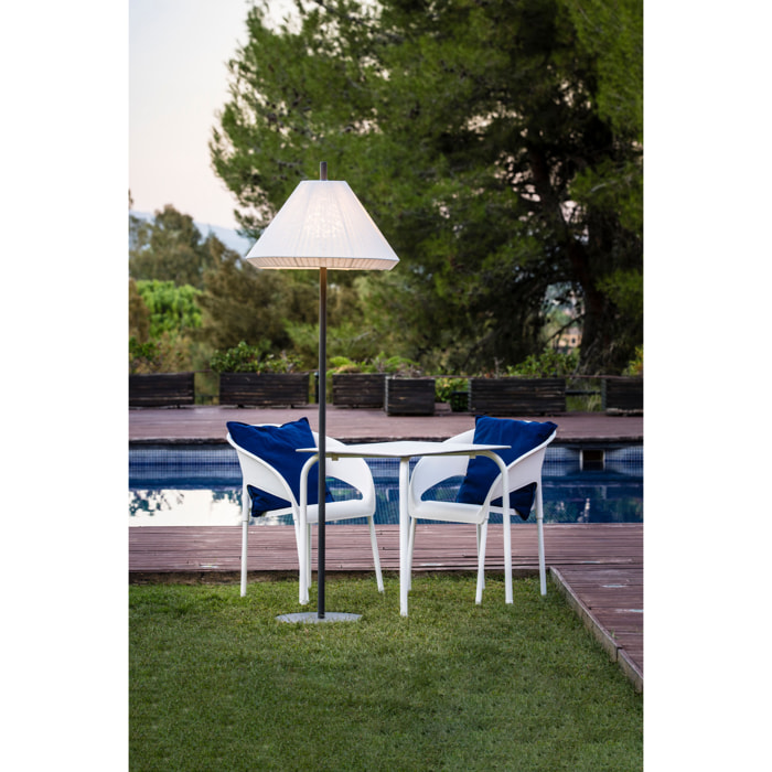 SAIGON OUT 1950 T70 Lampadaire gris/blanc mat