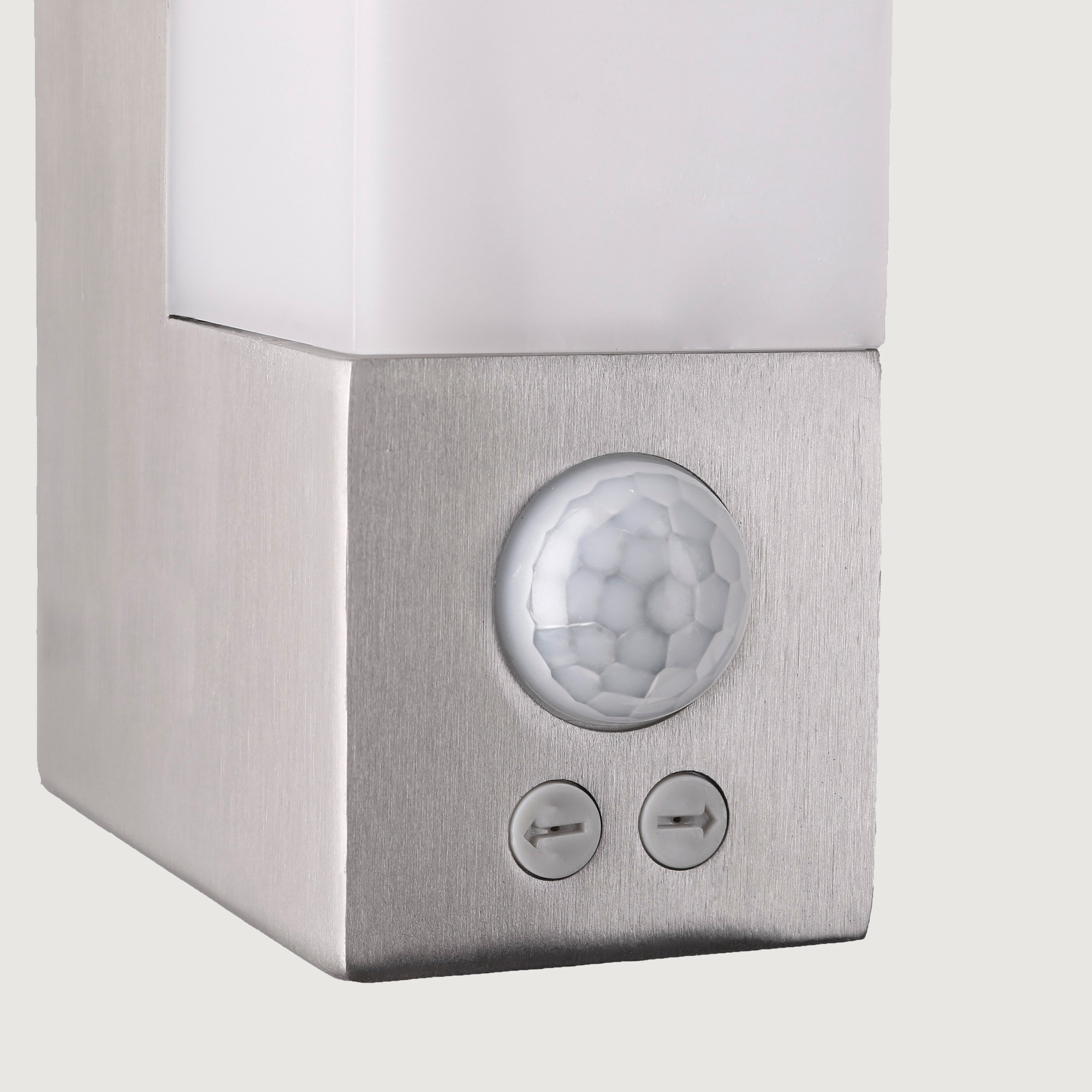 FORLIGHT Aplique Ip44 Litus With Sensor Led 5,3W 4000K Acero Inoxidable 420Lm