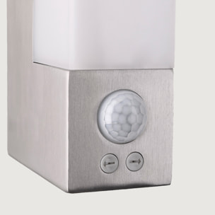 FORLIGHT Aplique Ip44 Litus With Sensor Led 5,3W 4000K Acero Inoxidable 420Lm