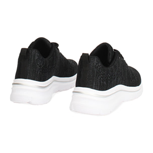 Sneakers in tessuto nere