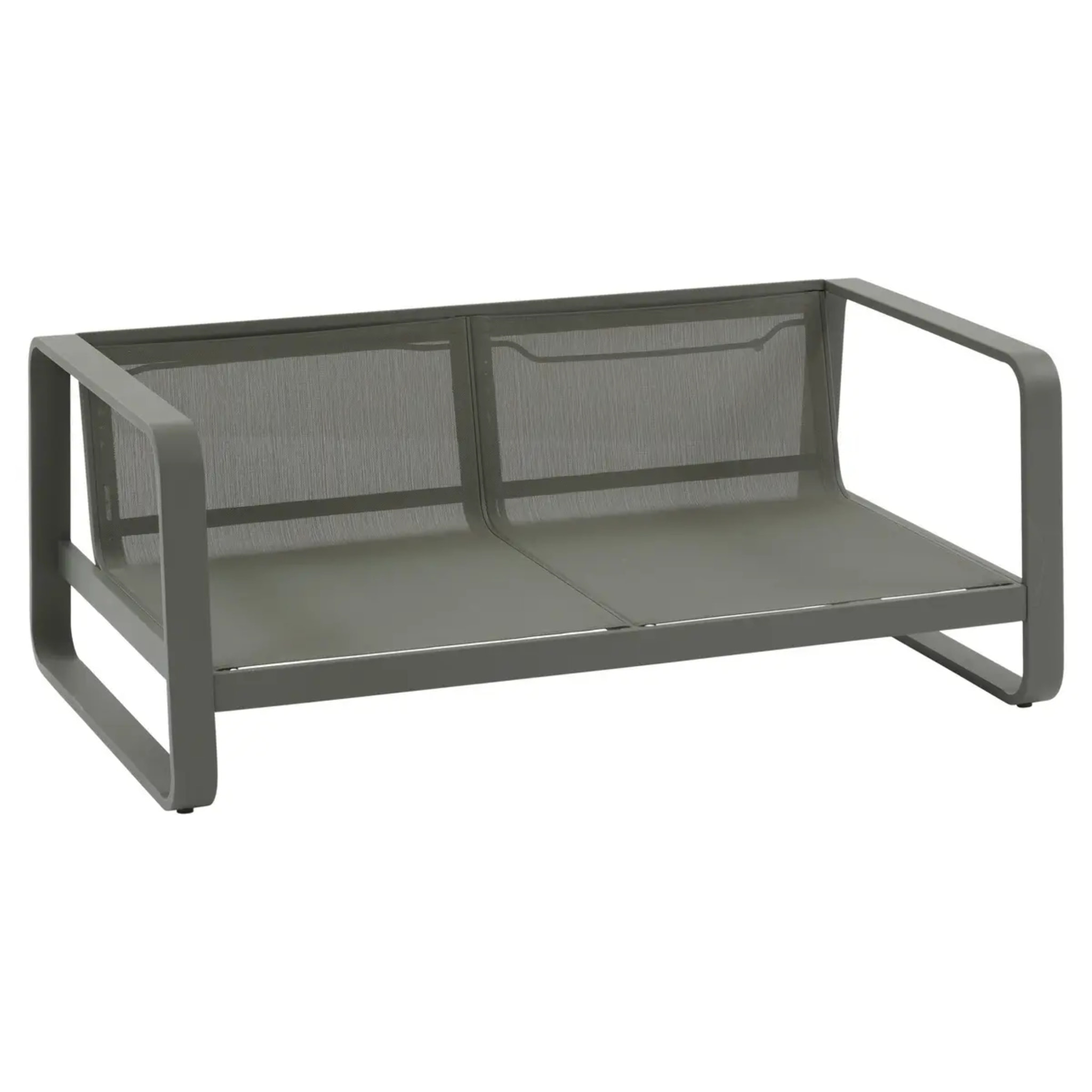 Canapé de jardin Domilly 2 places vert laurier