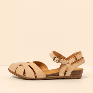 Sandalias N5207 NOBUCK LAVADO CREAM/ STELLA color Cream