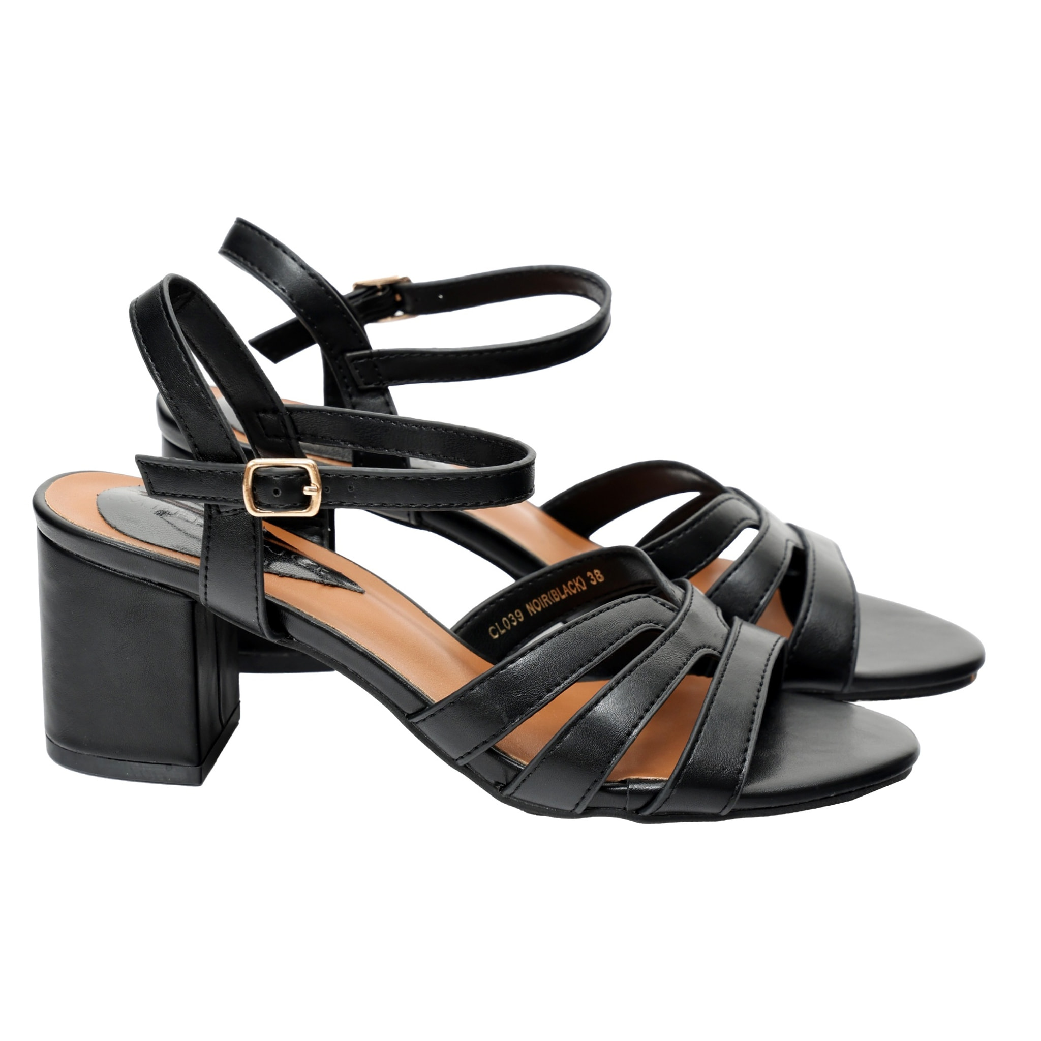 Sandali cinturino regolabile- tacco 7,0 cm