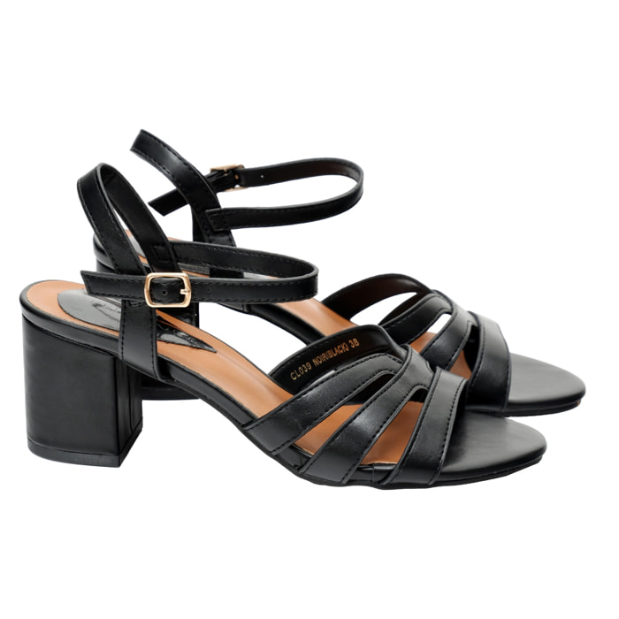 Sandali cinturino regolabile- tacco 7,0 cm