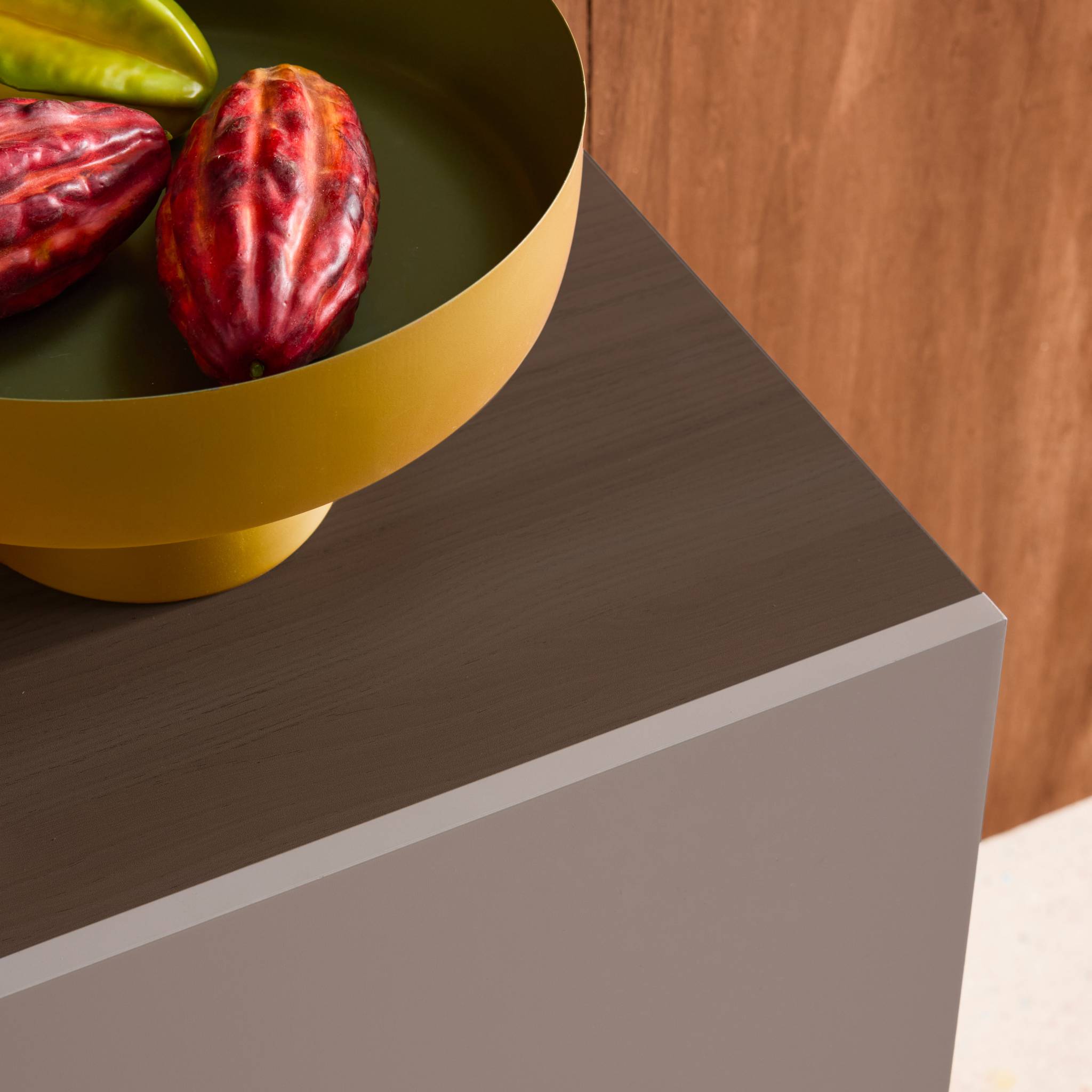 Buffet métal et décor bois 3 portes 120cm ASHTON