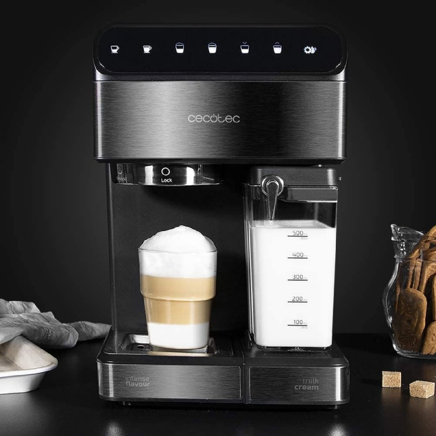 Cafetera Semiautomatica Power Instant-ccino 20 Touch Serie Nera. 1350 W, 20 Bare