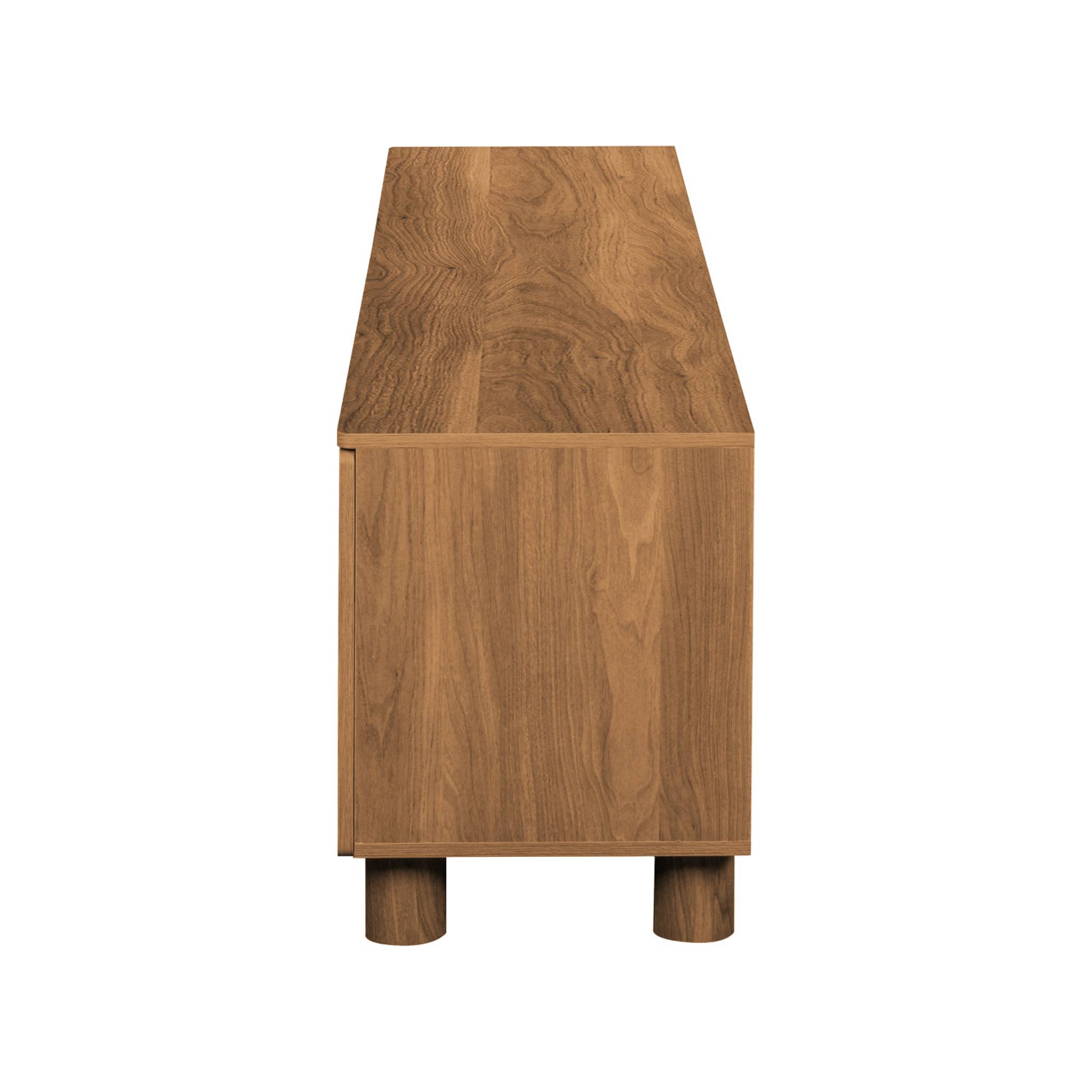 Meuble TV décor bois 4 portes 180cm AYANA