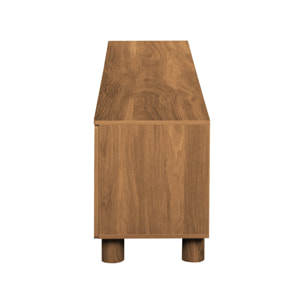 Meuble TV décor bois 4 portes 180cm AYANA