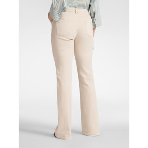 Elena Mirò - Pantalones acampanados - Beige