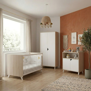 Commode à langer bébé en bois