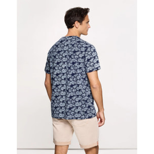 Camiseta Manga Corta Azul Marino - Baffin